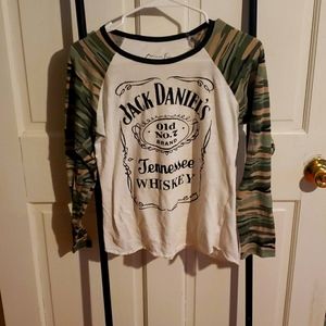 Camo Jack Daniels shirt